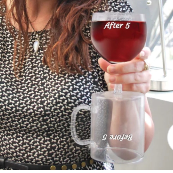 Before 5 After 5 Glass Cup - Picture 4 of 9